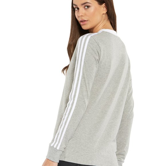 NWT ADIDAS ORIGINALS WOMENS 3-STRIPES LONG SLEEVE T-SHIRT - Picture 3 of 12